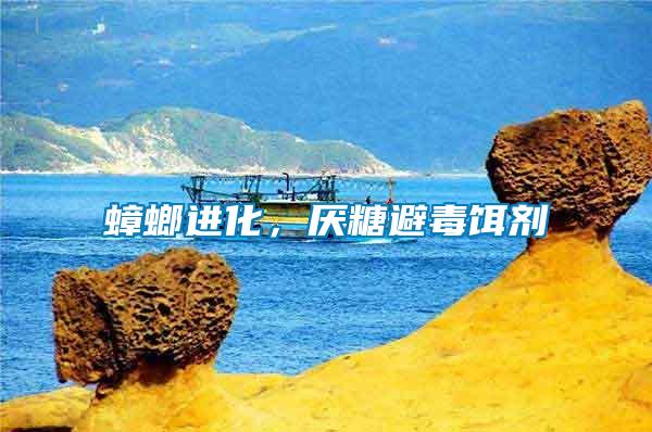 蟑螂進化，厭糖避毒餌劑