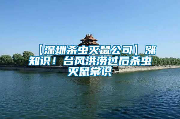 【深圳殺蟲滅鼠公司】漲知識!臺風洪澇過后殺蟲滅鼠常識