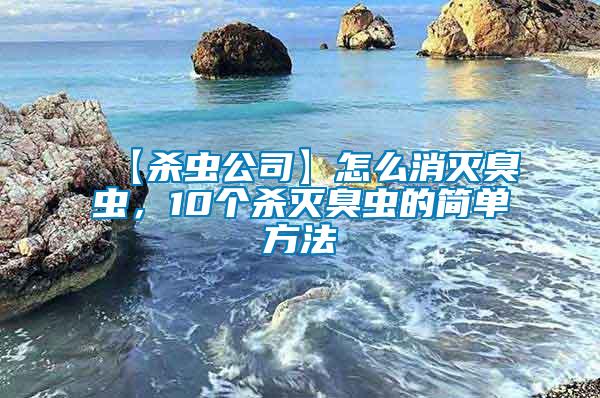 【殺蟲公司】怎么消滅臭蟲，10個殺滅臭蟲的簡單方法