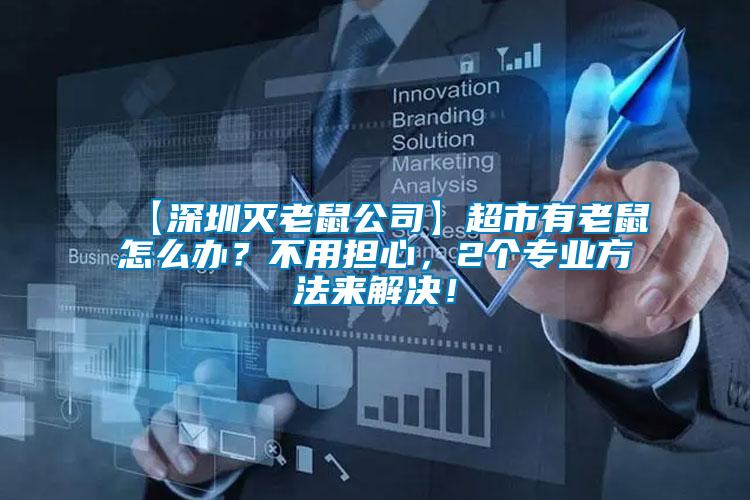 【深圳滅老鼠公司】超市有老鼠怎么辦？不用擔心，2個專業方法來解決！