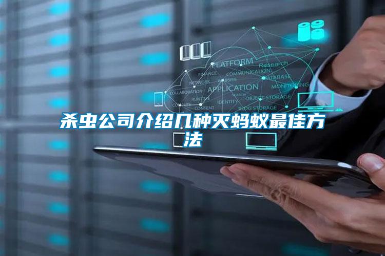 殺蟲(chóng)公司介紹幾種滅螞蟻?zhàn)罴逊椒?/></p>
             <p style=