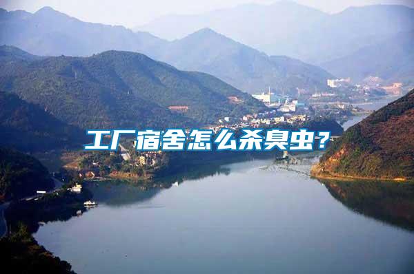 工廠宿舍怎么殺臭蟲？