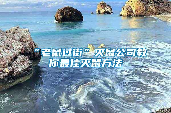 “老鼠過(guò)街”滅鼠公司教你最佳滅鼠方法