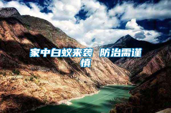 家中白蟻來(lái)襲 防治需謹(jǐn)慎