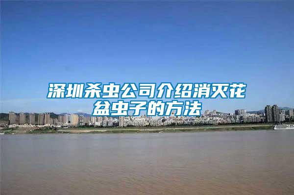 深圳殺蟲(chóng)公司介紹消滅花盆蟲(chóng)子的方法