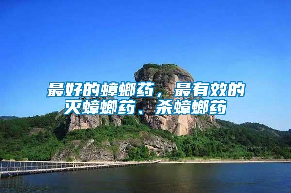 最好的蟑螂藥，最有效的滅蟑螂藥、殺蟑螂藥