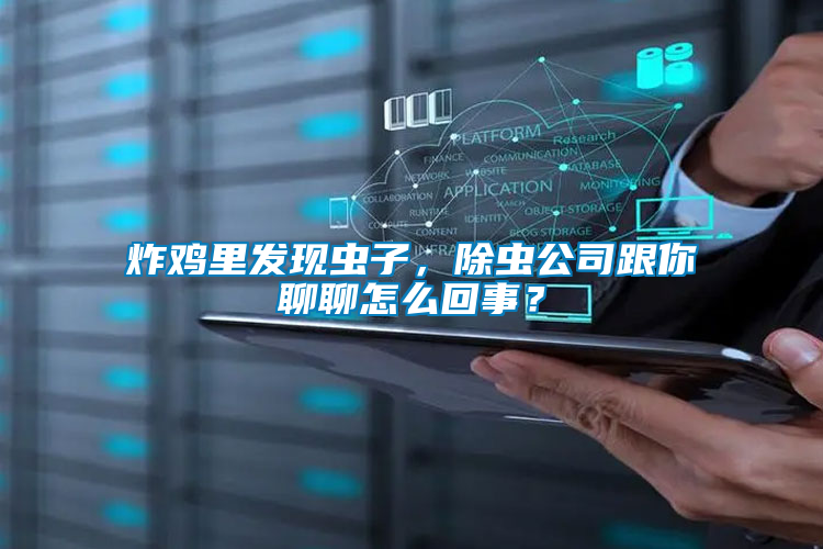 炸雞里發(fā)現(xiàn)蟲子，除蟲公司跟你聊聊怎么回事？